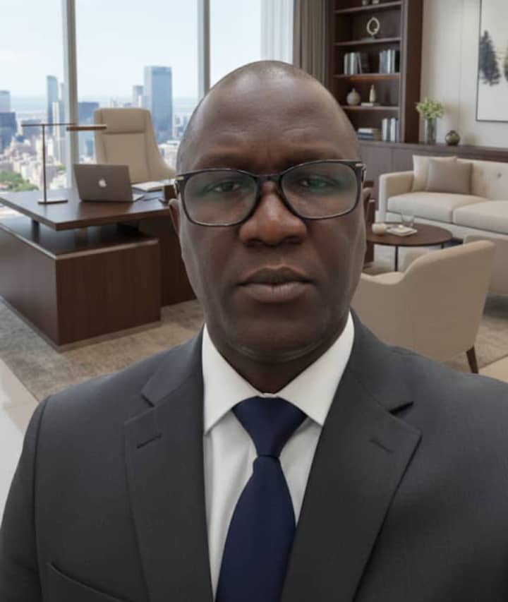 Portrait de M. Hermann Rodrigue ADOUKO, Directeur Général de Fontaine Divine